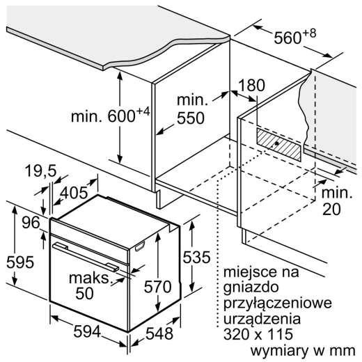 Духова шафа електрична Bosch HBA3340B0 - 6