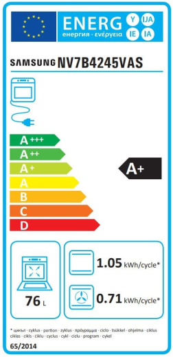 Вбудована духова шафа Samsung NV7B4245VAS - 6