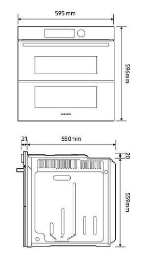 Вбудована духова шафа Samsung NV7B4345VAS - 8
