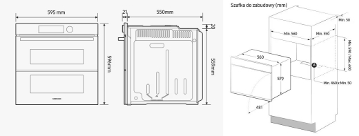 Духовка Samsung NV7B44251AK - 4
