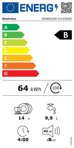 Встраиваемая посудомоечная машина Electrolux EEG88520W - 6