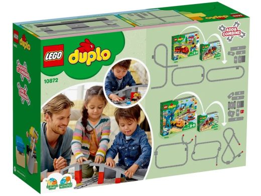 Конструктор LEGO DUPLO Залізничний міст і рейки (10872) - 5