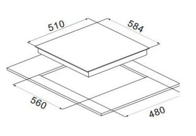 Газова варильна поверхня MPM MPM-60-GMH-19 - 4
