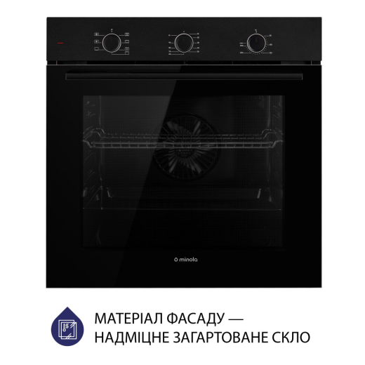Духова шафа електрична Minola EO 674 Midnight - 2
