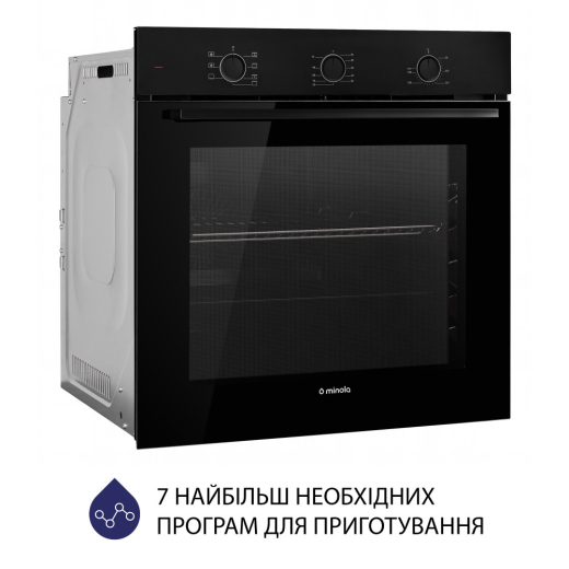 Духова шафа електрична Minola EO 674 Midnight - 4