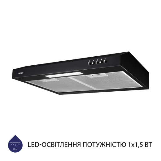 Плоска витяжка Minola HPL 512 BL - 4