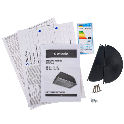 Витяжка повновбудована Minola HBI 5614 I 1000 LED - 10