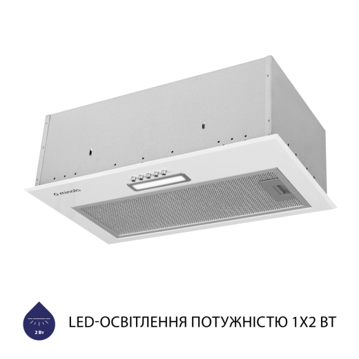 Вытяжка полновстроенная Minola HBI 5614 WH 1000 LED - 3