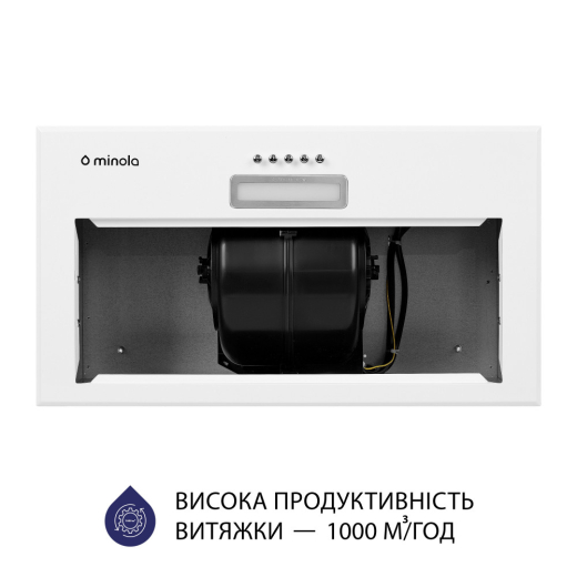 Вытяжка полновстроенная Minola HBI 5614 WH 1000 LED - 5