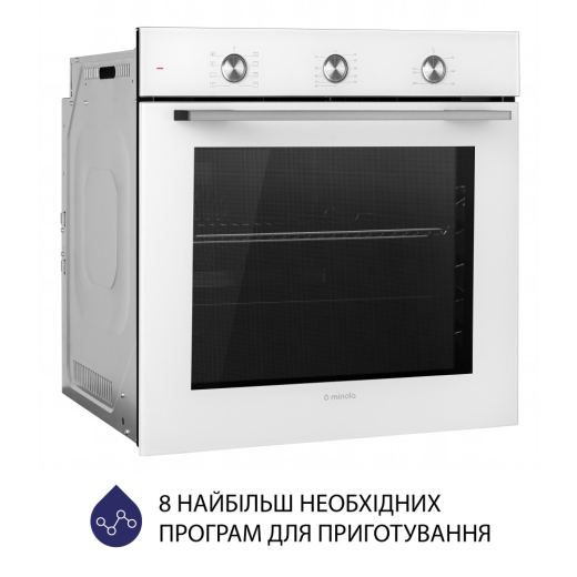 Духовой шкаф электрический Minola EO 684 WH - 3