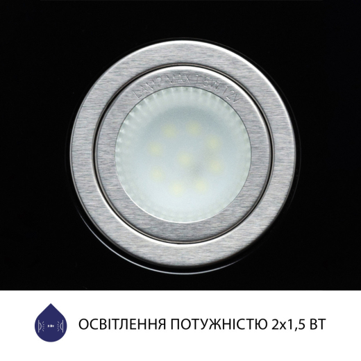 Витяжка повновбудована Minola HBI 5722 BL 1200 LED - 6