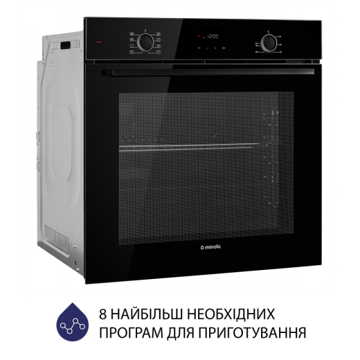Духовой шкаф электрический Minola EOD 6814 BL - 3