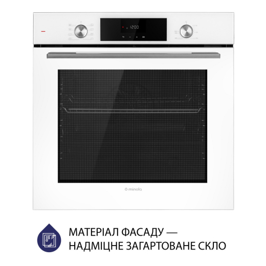Духовой шкаф электрический Minola EOD 6814 WH - 2