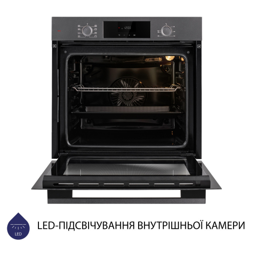 Духовой шкаф электрический Minola EOD 6804 Platinum Gray - 6