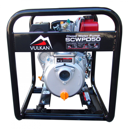Мотопомпа дизельная Vulkan SCWPD50 для чистой воды - 1