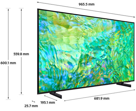 Телевізор Samsung UE43CU8002KXXH - 9
