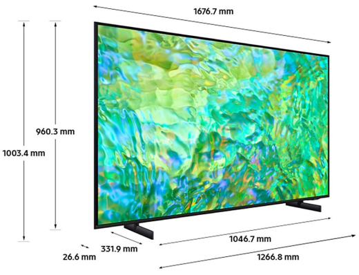 Телевізор Samsung UE75CU8002KXXH - 9