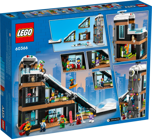 LEGO Конструктор City Гірськолижний і скелелазний цент - 12