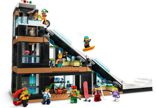 LEGO Конструктор City Гірськолижний і скелелазний цент - 9