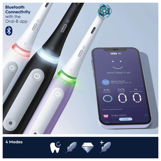 Зубная щетка Braun Oral-B iO Series 4N White - 5