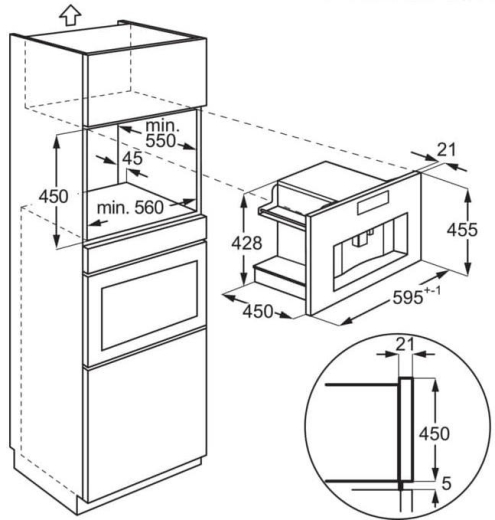 Встраиваемая кофемашина AEG KKB894500B - 9