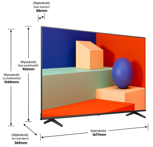 Телевизор Hisense 75A6K - 13