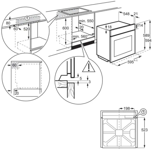 Духовка електрична Electrolux KODDP77X - 7