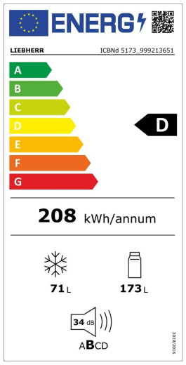 Холодильник LIEBHERR BioFresh ICBNd 5173 Peak - 4