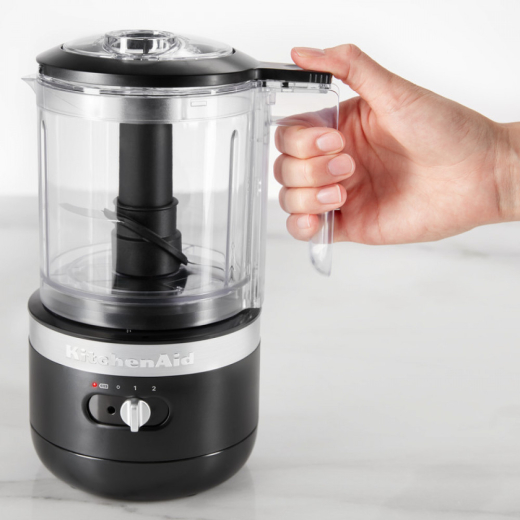 Кухонный миникомбайн беспроводной KitchenAid 5KFCB519EBM - 8