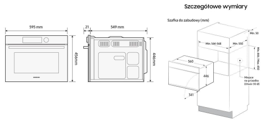 Духовка з функцією НВЧ Samsung NQ5B4553HBK - 8