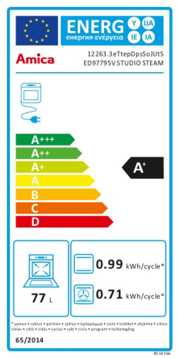 Духова шафа Amica ED 97795V STUDIO STEAM - 6