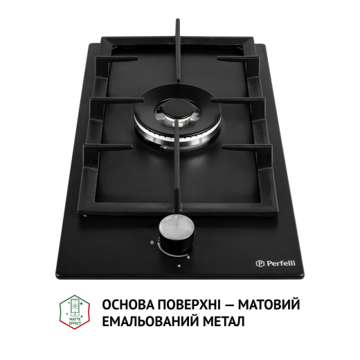 Поверхня газова Domino на металі Perfelli HGM 31404 BL - 2