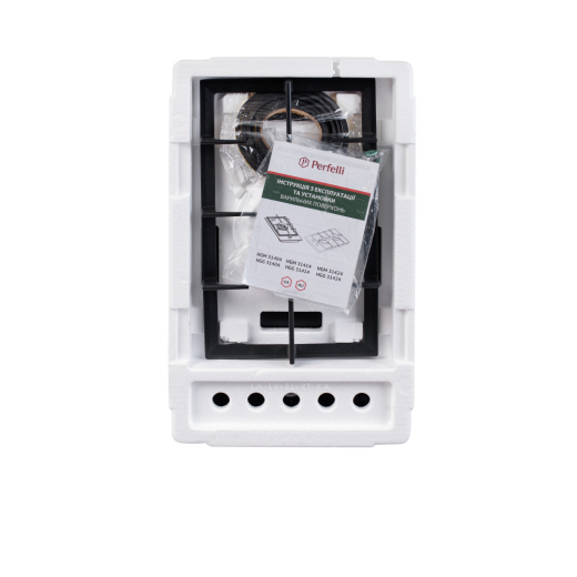 Поверхня газова Domino на металі Perfelli HGM 31404 BL - 8