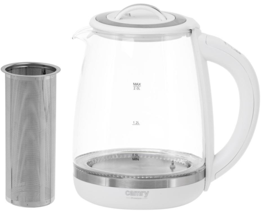 Чайник электрический Camry CR 1290 white - 4