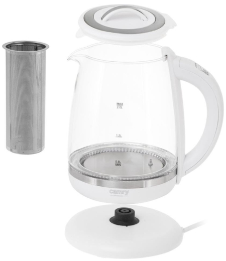 Чайник электрический Camry CR 1290 white - 5