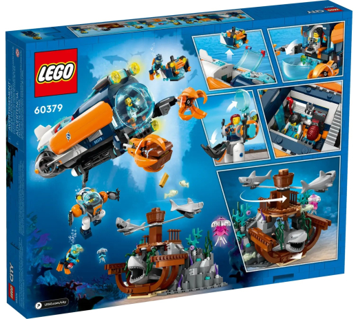 LEGO Конструктор City Глибоководний дослідницький підводний човен - 12