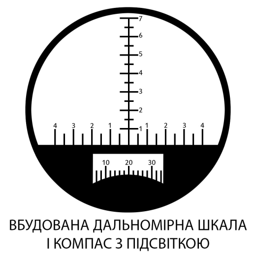 Бинокль SIGETA General 10x50 Camo floating/compass/reticle морський - 6
