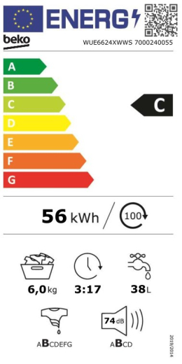 Стиральная машина Beko WUE6624XWWS - 5