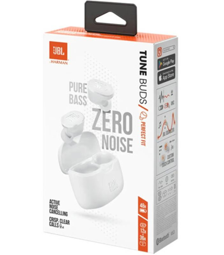 Bluetooth-гарнитура JBL Tune Buds White (JBLTBUDSWHT) - 9