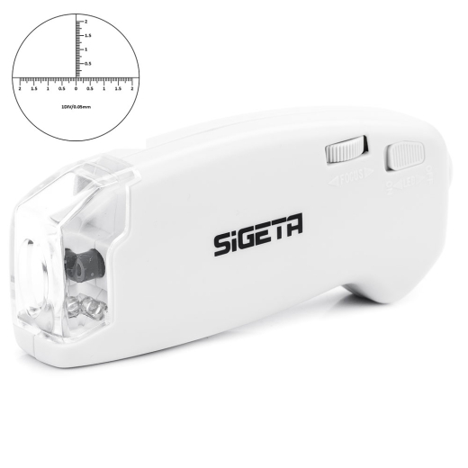Микроскоп SIGETA MicroGlass 40x R/T (зі шкалою) - 1