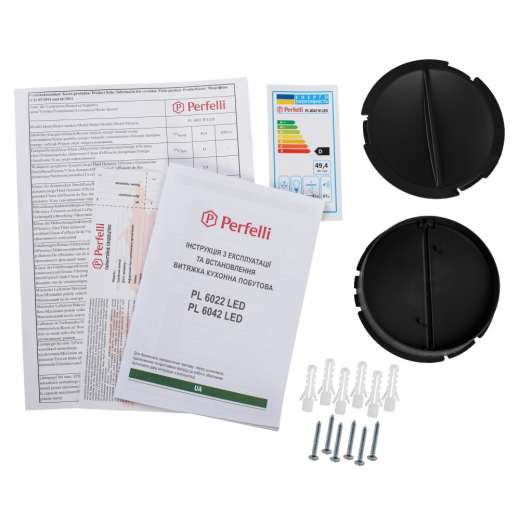 Витяжка плоска Perfelli PL 6042 W LED - 10