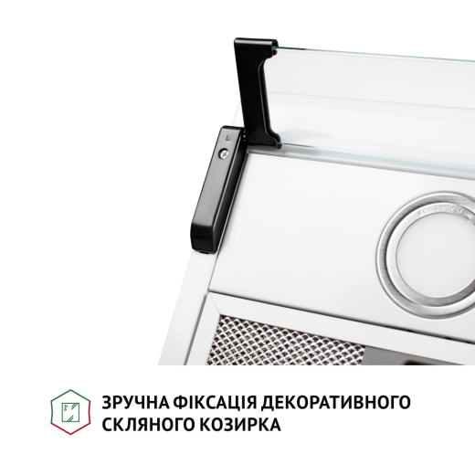 Витяжка плоска Perfelli PL 6042 W LED - 7
