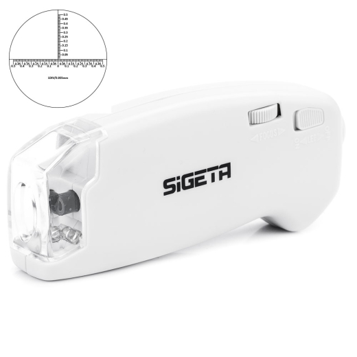 Микроскоп SIGETA MicroGlass 150x R/T (зі шкалою) - 1