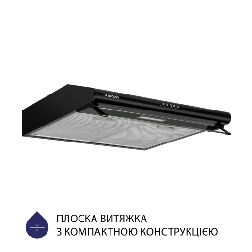 Вытяжка плоская Minola HPL 615 BL - 2