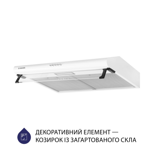 Вытяжка плоская Minola HPL 615 WH - 4
