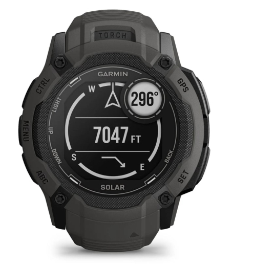 Смарт-часы Garmin Instinct 2X Solar Graphite (010-02805-10/00/24) - 10