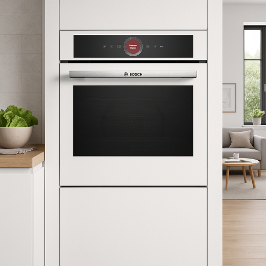 Духова шафа електрична Bosch HBG7341W1 - 2