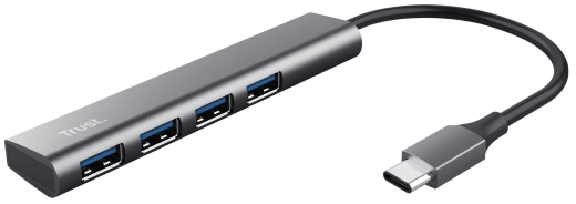 USB-хаб Trust Halyx Type-C to 4-Port USB-A 3.2 Grey (24948_TRUST) - 1