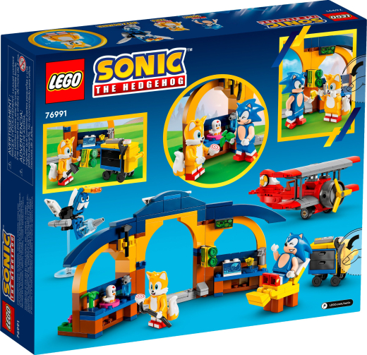 LEGO Конструктор Sonic the Hedgehog Майстерня Тейлз і літак Торнадо - 9