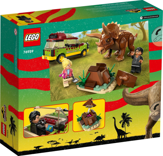 LEGO Конструктор Jurassic Park Дослідження трицератопсів - 8
